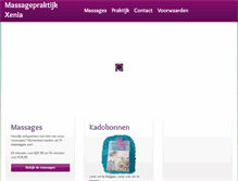 Tablet Screenshot of massagepraktijkxenia.nl